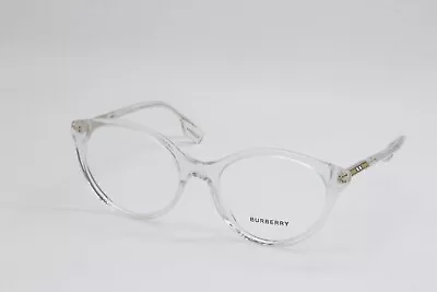New Burberry B 2349 3024 Transparent Gold Authentic Eyeglasses B2349 51-18 • $106.80