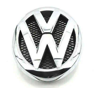 VW AMAROK 2010-2017 Front Bumper Grill Chrome Logo Emblem Badge Genuine 2H085360 • $35.36