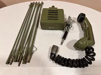 Kit For Military Radio Devices Antenna AT-17 Headset Speaker ZV-2 • $99