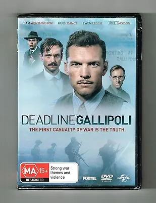 Deadline Gallipoli DVD TV Mini Series (Sam Worthington) - Brand New & Sealed • $13.95