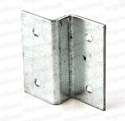 £8.99 • Buy Fence Panel Z Clips / Trellis Z Clip Brackets BZP Galvanised Finish