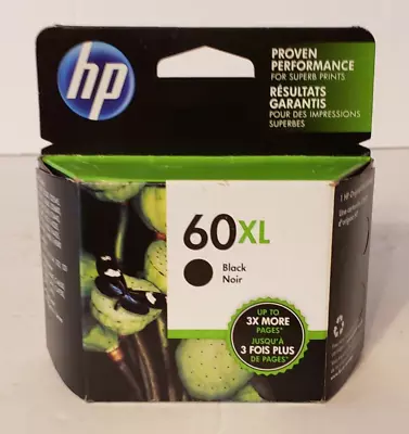 HP 60XL Black Ink Cartridge OEM Genuine Sealed CC641WN Retail Box Exp: MAY 2021 • $18.97