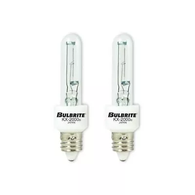 KX-2000 60-Watt T3 Krypton/Xenon Light Bulb With Mini-Candelabra Screw (E11) Bas • $23.50