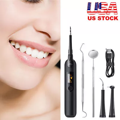 $12.32 • Buy Ultrasonic Dental Scaler Electric Tooth Cleaner Calculus Remover Teeth Whitening