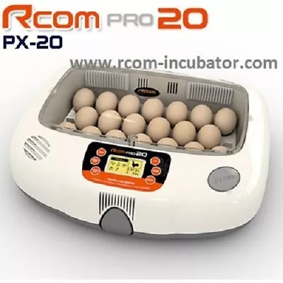 R-COM Pro 20 EGG Incubator FULLY Automatic Humidity Temperature With  Warranty ! • $529.99