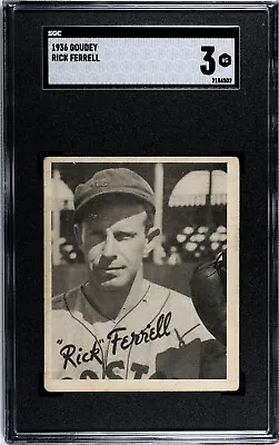 1936 Goudey RICK FERRELL Red Sox SGC 3 VG • $109.99