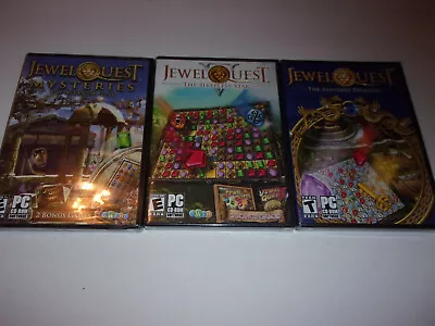 NEW! (3) Jewel Quest & (3) Mortlake Mansion Puzzles/mysteries/hidden  PC Games • $20