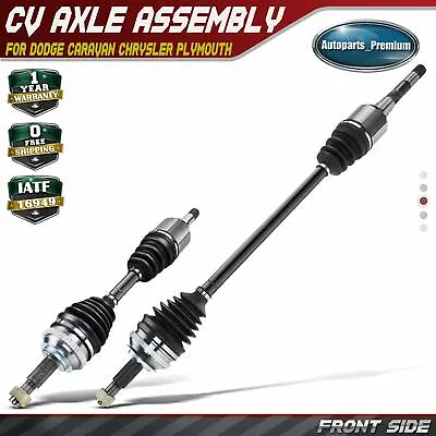 2x Front L&R CV Axle Assembly For Dodge Grand Caravan Chrysler Voyager Plymouth • $115.99