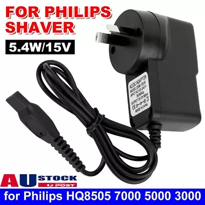 15V Shaver Charger Charging Power Adapter Cord Fit For Philips HQ8505 7000 5000 • $14.24