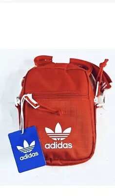 Adidas Originals Unisex Festival Crossbody Bag Red/White One Size-BRAND NEW! • $30.99