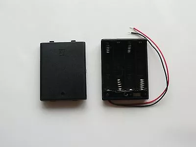 £2.49 • Buy 6 Volt Power Supply. 4x AAA 6v Battery Holder, Power Switch, Lid & Cable.