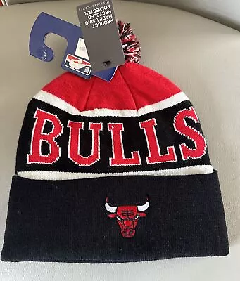 NBA Basketball Chicago Bulls Hat Beanie NEW & TAGGED FREE POSTAGE • £8.99