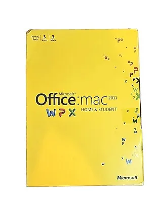 Microsoft Office For Mac Home And Student Family Pack 2011 • $36.88