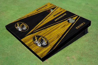 University Of Missouri Alternating Wood Look Triangle Cornhole Boards • $229.99