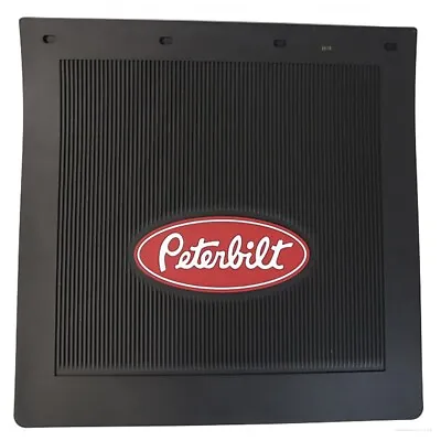 Peterbilt Trucks 24 X24 X1/4  MF0012P-FG Rubber Black Semi Truck Mud Flap-Single • $71.99