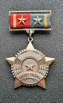 Socialist Republic Of Vietnam - Viet Cong Medal Award QUYET THANG • $29.99