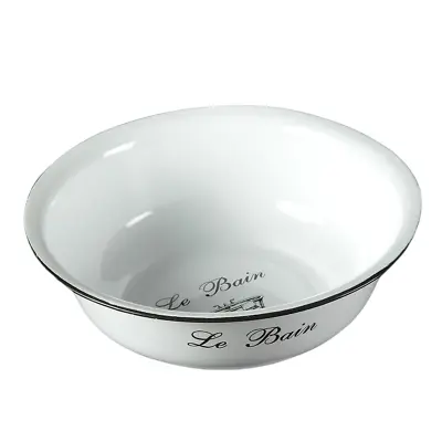 Enamel Sink Nostalgia Bowl Decorative Bowl In Country House Style • £13.74