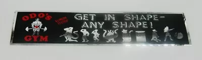 $3.99 • Buy Star Trek DS9 Odo's Gym Get In Shape - Any Shape Metal Foil Bumper Sticker NEW