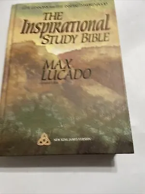 NKJV MAX LUCADO The Inspirational Study Bible 1995 Hardback Old & New Testament • $14.07