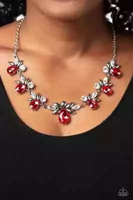 Paparazzi EXPLOSIVE EFFULGENCE Red Necklace • $3.99