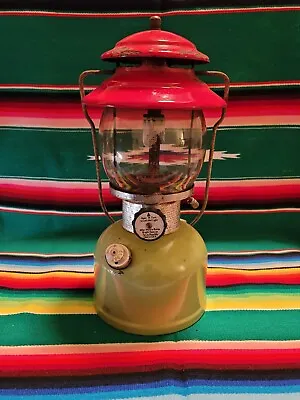 Vintage 200A Coleman Lantern  Red & Green 9-1975 • $45