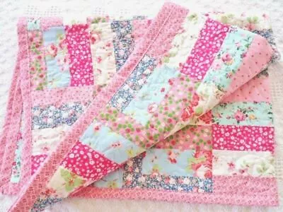 Patchwork QUILT Kit JELLY ROLL JAM QUILT KIT 100% Cotton Fabric Batting FREE P&P • £40