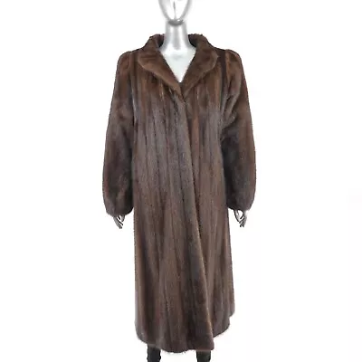 Mahogany Mink Coat - Size M • $385