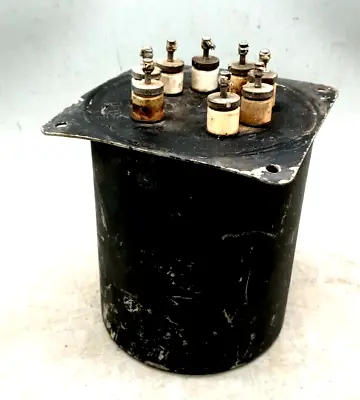 Vintage NAVY Power Transformer CRV-30826  /  117V - 6.3V + 2.5V + 2.5V • $69