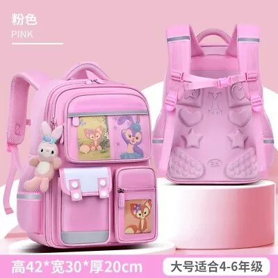 PINK Children's Backpack Boys And Girls' Backpack Easy For Students To Lighten • $32.30