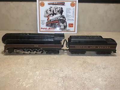 Norfolk And Western 4-8-4 Die Cast Steam Loco & Tender Proto-sound O Scale • $399