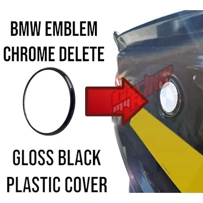 BMW REAR Black Badge Emble Ring Cover Roundel 3 4 SERIES F30 F32 F34 M4 M3 • $27.80