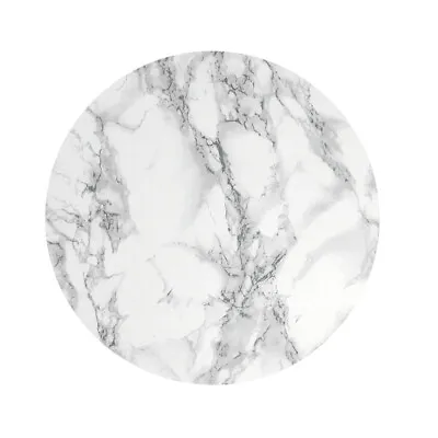 $14.93 • Buy Table Cloth Round 47 Inch Elastic  Fitted  Table  Marble