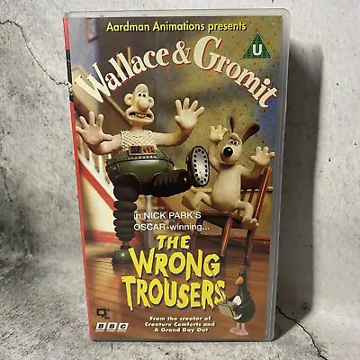 Wallace & Gromit - The Wrong Trousers - PAL VHS Video Tape • £5.95