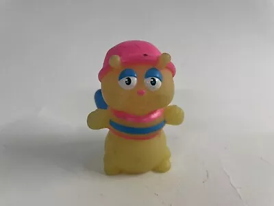 Playskool Glo Worm Friends Globug Glow Finger Puppet Vintage 1986 Pink Blue Toy • $9.78