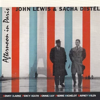 John Lewis & Sacha Distel - Afternoon In Paris - Audio CD 1999 Koch Jazz 8509 • £15.39