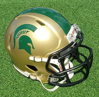 Michigan State Spartans Speed Football Mini Helmet Other Color Combos Available • $51