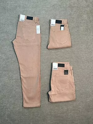 Men's Slim Fit Tapered Jeans - Original Use - Brown Denim - New With Tags • $19.99