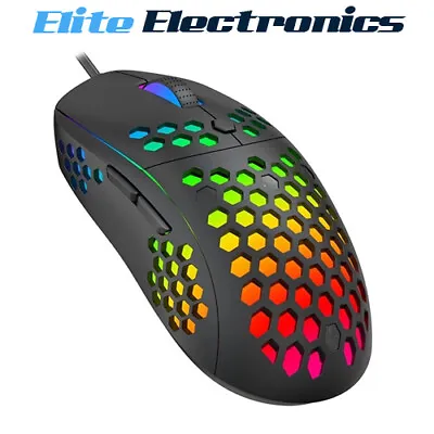$39.85 • Buy Havit MS878 RGB Backlit Light Durable Honeycomb 10000 DPI Gaming Mouse