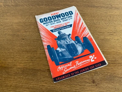 £45 • Buy First Race Meeting At Goodwood 18 1948 Original Programme