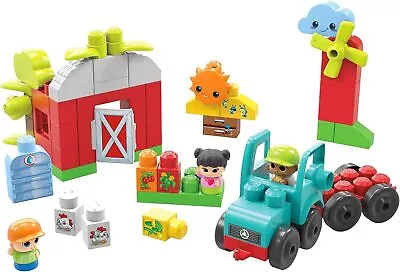 Mega Bloks Green Town Bee And Fun Farm Tractor Set [51 Pieces] [Ages 1+] • £108.18