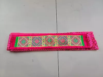 Vtg Hmong Miao Hill Tribe Textile Hand Stitch Embroidery Coin Belt Rare  • $50