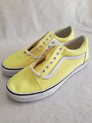 $49.97 • Buy Vans Old Skool Neon Lemon Tonic Casual Skate Shoes Men's 9 Women's 10.5