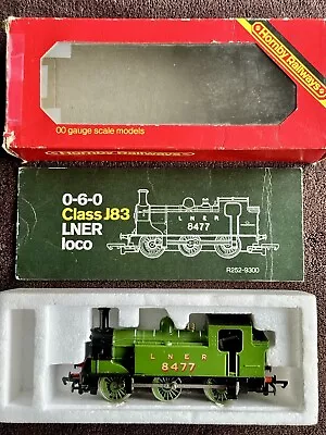 Hornby Boxed R252 LNER Class J83 0-6-0 Green  Tank Loco No.8477 Boxed VGC • £23.95