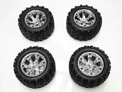 NEW TRAXXAS REVO 3.3 Wheels & Tires Set E REVO RR28 • $49.20