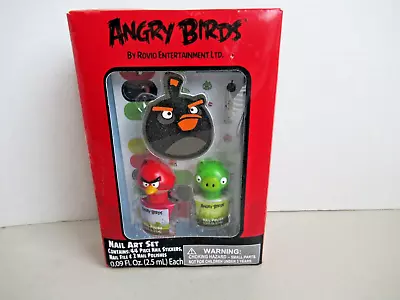 $9.45 • Buy Rovio ANGRY BIRDS 47pc Nail Art Gift Set 44 STICKERS FILE POLISH Box Shows Wear