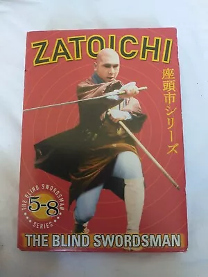 Zatoichi The Blind Swordsman 1963 Dvd 2008 Vol 5-8 4 Disk Set * Free Shipping * • $50