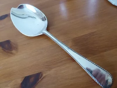Antique Silver Plate Tomato Serving Spoon By Daniel & Arter 9.12  Long- Gleaming • £5.99