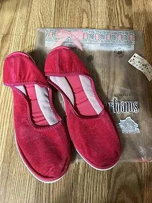 Vintage Women Pink Dearfoams Slippers Medium 6 1/2-7 1/2 NEW • $20