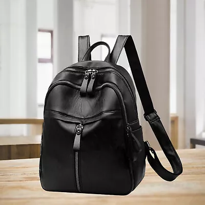 Women Backpack PU Leather Bookbag Casual Purse Small Travel School Shoulder Bag • $15.98