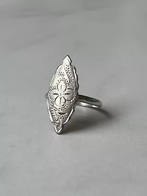 Vintage Russian Soviet Sterling Silver 925 Ring USSR Women's Jewelry 8 (18) • $29